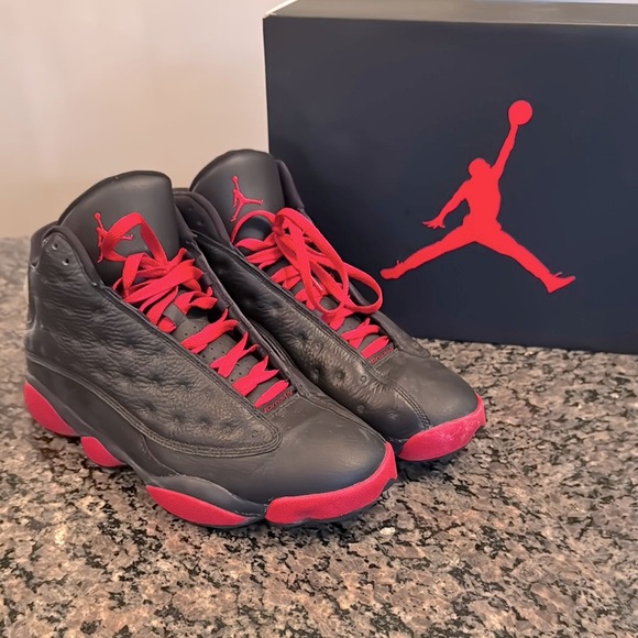 Jordan Other - Air Jordan retro 13 Dirty bred Red black cat playoffs Sneakers EUC 10.5